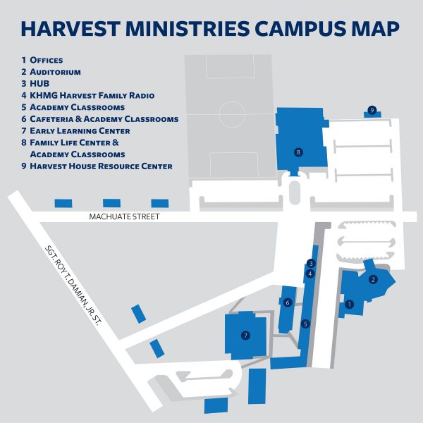 Harvest Campus Map